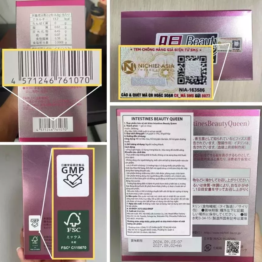 Bạn có thể dễ dàng Dùng Điện thoại để quét mã, kiểm tra trước khi nhận hàng